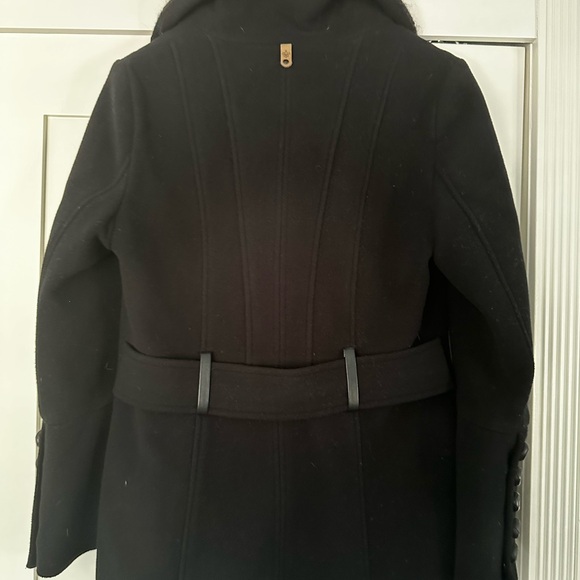 Canadian icon! Mackage “Fran” cable knit collar coat in black US L - Picture 8 of 12